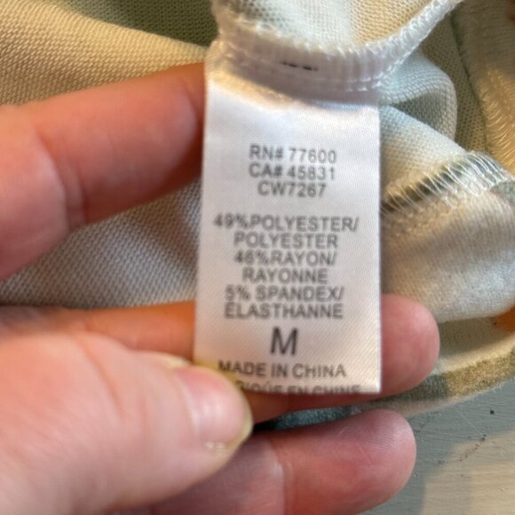 Chaser Knit Long-sleeved Pullover Floral Sweater Cream Size Medium - Picture 9 of 9